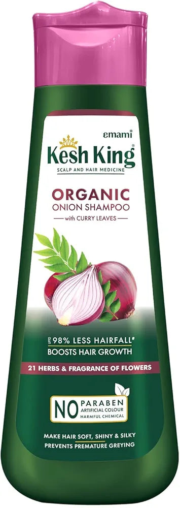 Kesh King Ayurvedic Onion Shampoo Reduces Hairfall & Boost Hair Growth