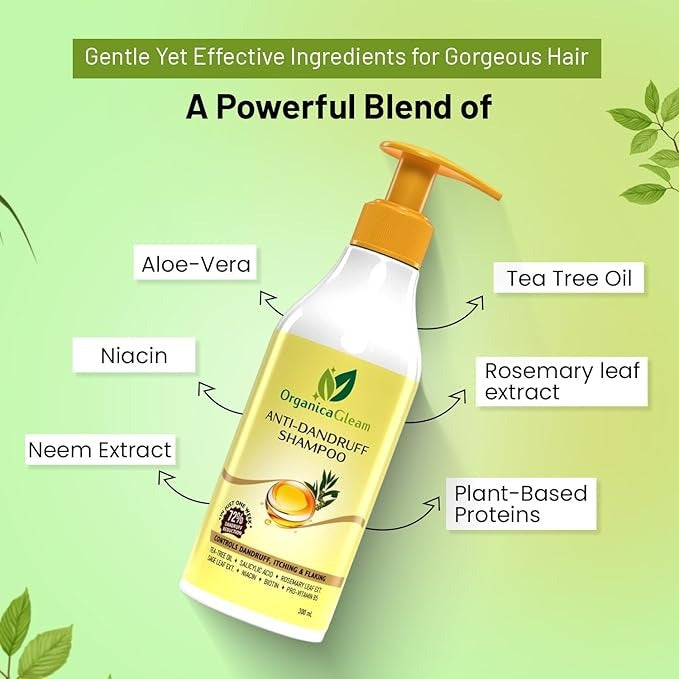 Organicagleam Anti Dandruff Shampoo - 300 ml