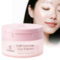 Seoulskin Full Coverage Eye Patches for Dark Circles | Dark Circle Removal Eye Patches | Treats Fine Lines & Wrinkles | 360Â° Coverage for Hydration, Firming & Elasticity | For Puffy & Tired Eyes | With Niacinamide, Rice Water & Vitamin C | 40N