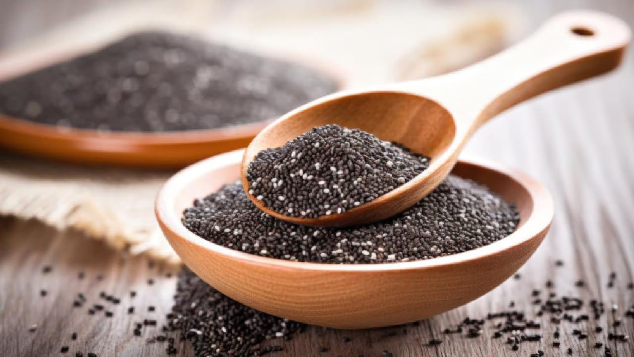 RR NUTS Chia Seeds 100gm | Seeds for Weight Management | Rich in Calcium, Protein & Fibre | Beat the Heat | 100% Clean Chia Seeds for Eating | Antioxidant Rich Seeds