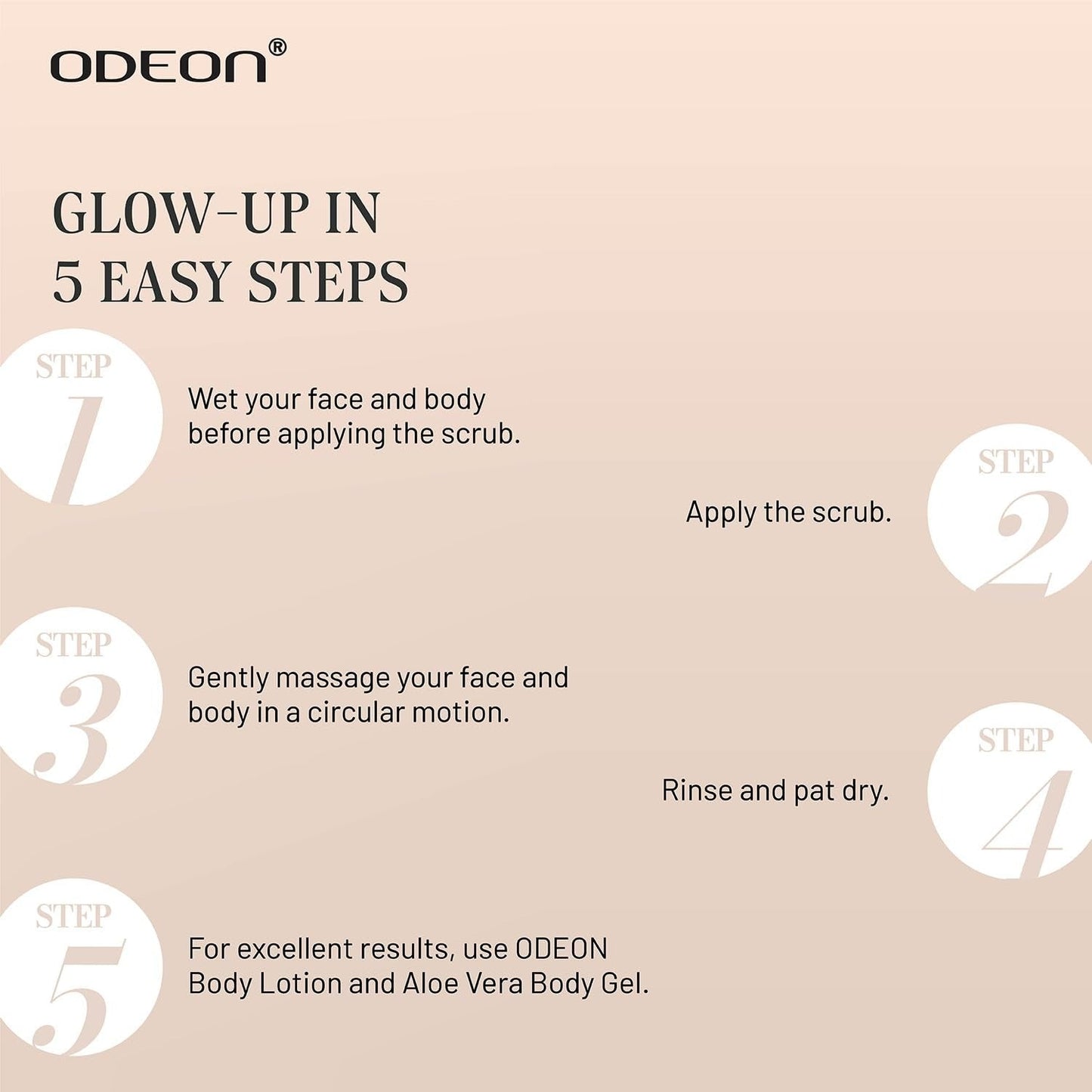 Odeon Turmeric & Yogurt Body Scrub - 300 ml