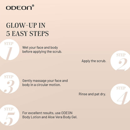 Odeon Turmeric & Yogurt Body Scrub - 300 ml