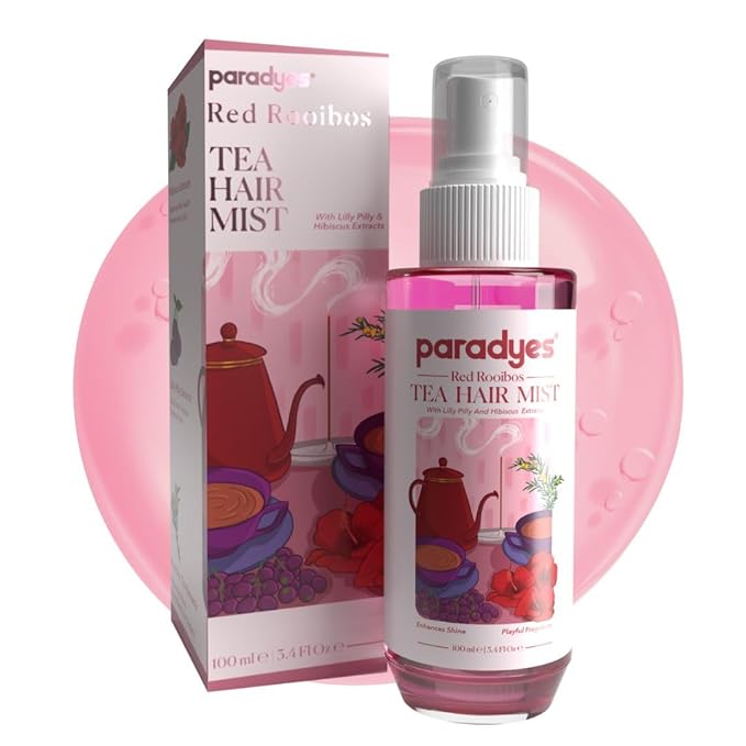 Paradyes Red Roobios Tea Hair Perfume for Intense Hydration & Calming Fragrance - 100 Ml