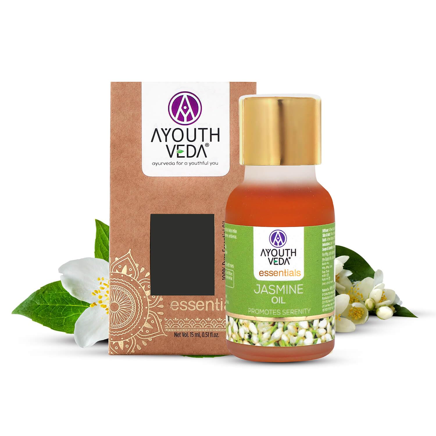 AYOUTHVEDA Jasmine essential oil | For Healthy Skin & Hair | Pure & Natural Aromatherapy oil