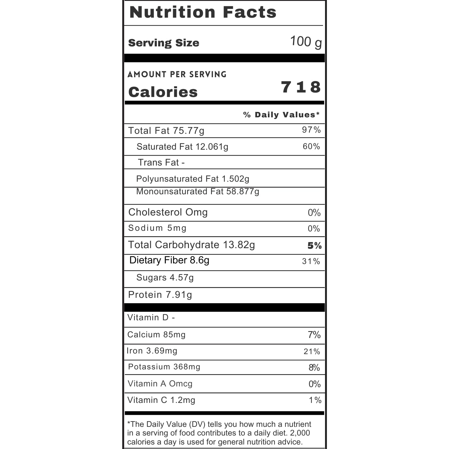 Fruitri Premium Macadamia Nuts � 100g, Natural, Rich & Buttery | Perfect for Snacking, Baking & Keto Diet | Healthy, Crunchy & Nutrient-Packed Dry Fruits