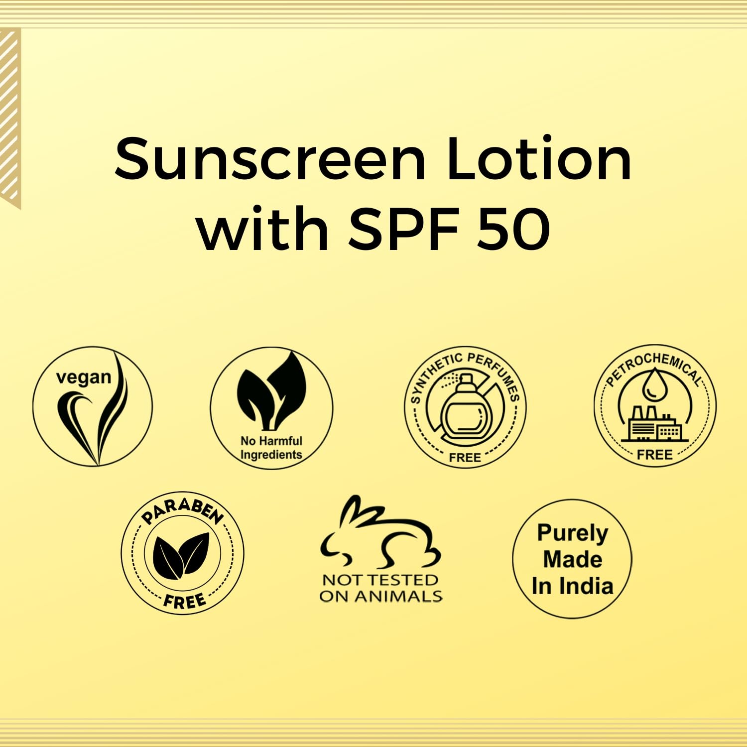 Aroma Treasures SPF 50 Sunscreen Lotion 100g | Broad Spectrum UVA/UVB Protection | Water Resistant | Non-Greasy, No White Cast | Face & Body | All Skin Types