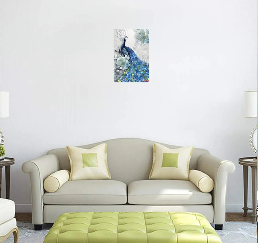 Rangoli Peacock Wall Sticker 12x18 Sheet – Elegant Self Adhesive Design-6