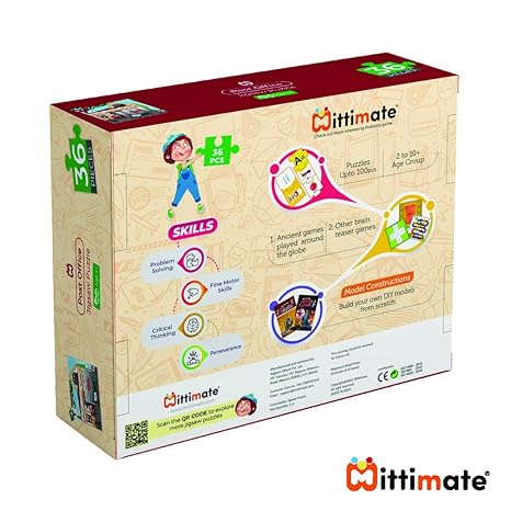 Mittimate Post Office Jigsaw Puzzle Game for Kids Age 4 to 6 Old I 36 Pieces Puzzle Toy Birthday Gift