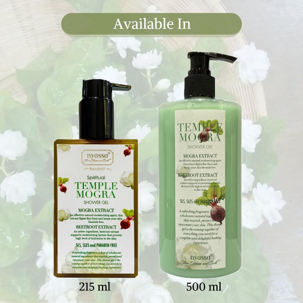 Nyassa Temple Mogra Shower Gel - 500 Ml