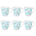 Larah by Borosil Novelty Series Stardust Opalware Mug, Set of 6 Tea/coffee Mugs | 160 Ml Each