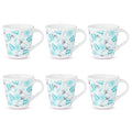 Larah by Borosil Novelty Series Stardust Opalware Mug | Set of 6 Tea/coffee Mugs | 110 Ml Each