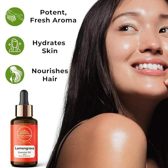 Wildflower Essentials Lemongrass Essential - 15 ml