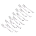Parage 12 Pieces Stainless Steel Dinner Forks Set for Home & Kitchen 15.5 cm Long