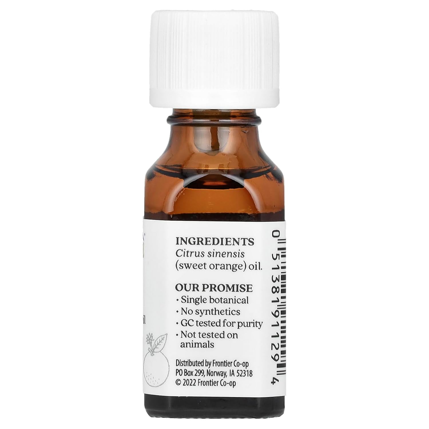 Aura Cacia Essential Oil, Orange Sweet/Citrus Sinensis, 0.5 Ounce