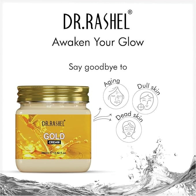 Dr.Rashel Gold Face And Body Cream For Women and Men - 380 ml