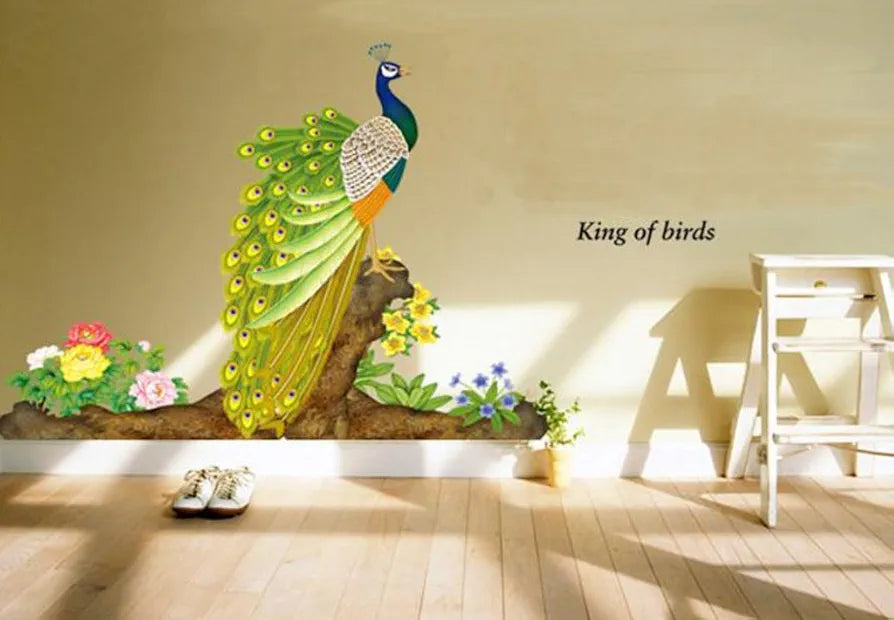 Decals Design Peacock Bird Wall Sticker