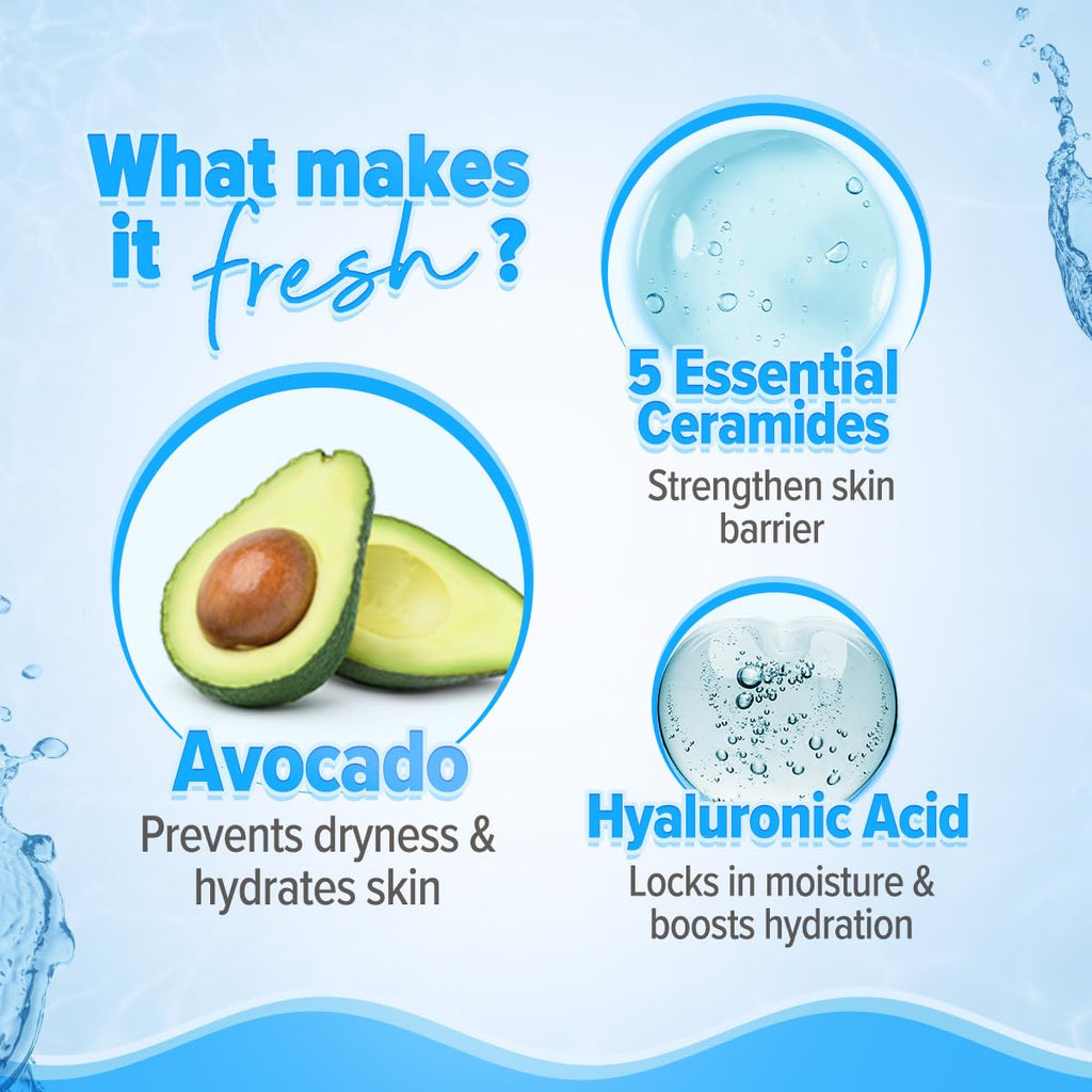 Aqualogica 5 Barrier+ Repair Sunscreen with Avocado & 5 Essential Ceramides | SPF 50 PA++++ | UVA/B & Blue Light Broad Spectrum Protection | Strengthens Skin Barrier | 24 Hr Moisturization | Fragrance Free | 80 g