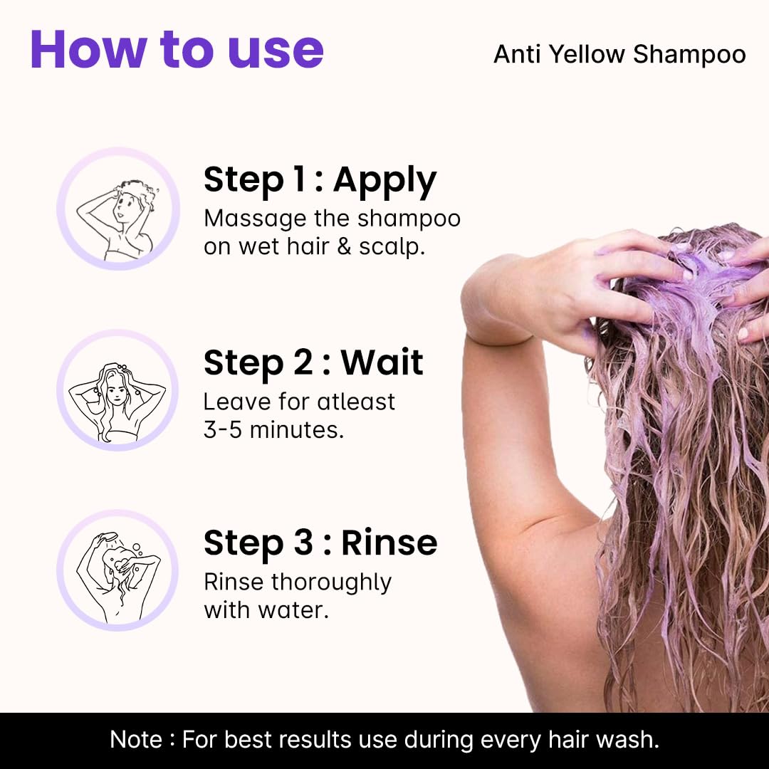 2.Oh Italian Anti Yellow Toning Shampoo Purple Shampoo - 300 ml