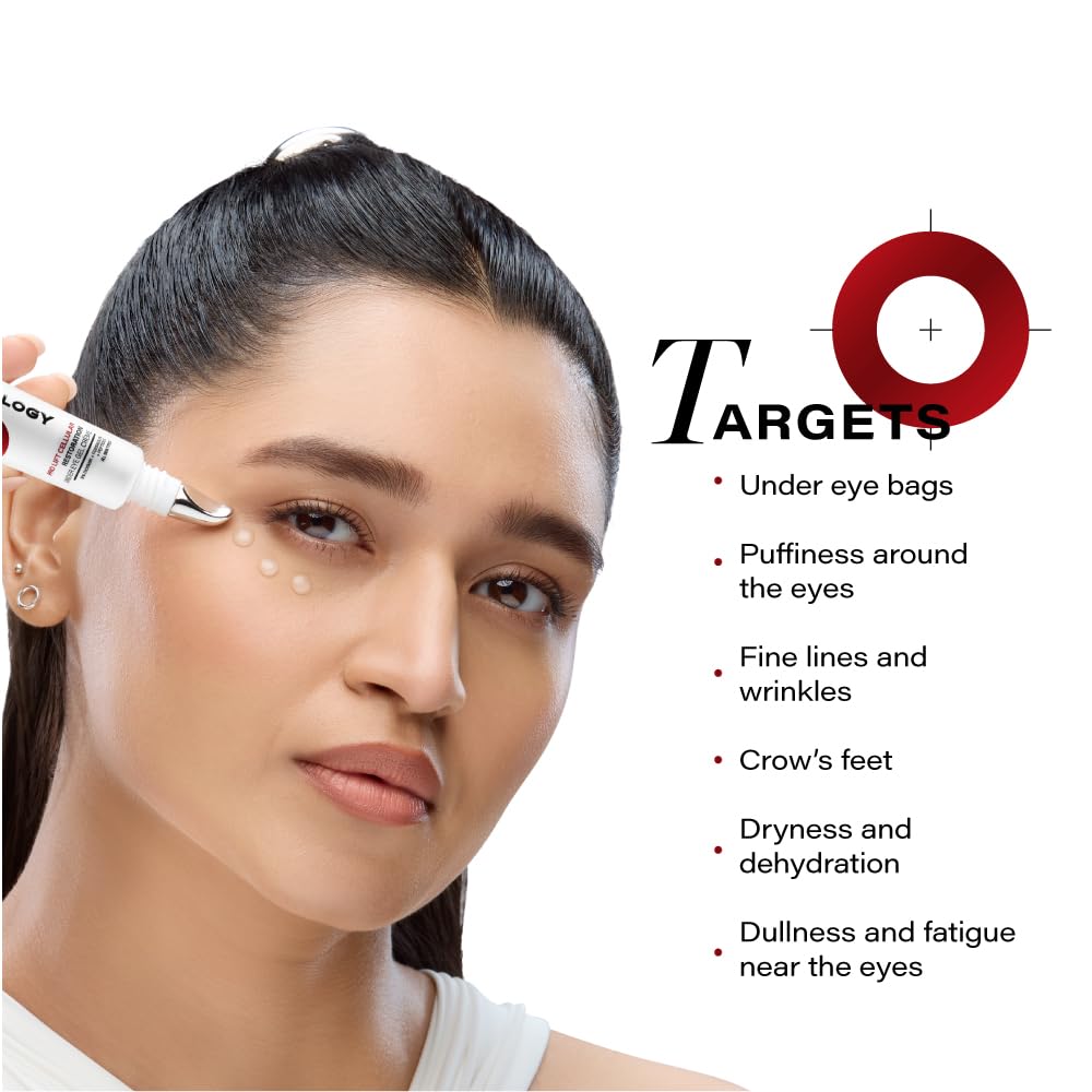 Novology Pro-Lift Cellular Restoration Under Eye Gel CrÃ¨me, 15g, With 3% Diosmin + Forskolin + Peptides, For Targeted Under Eye Care, Clinically Proven, Fragrance Free, Paraben Free.