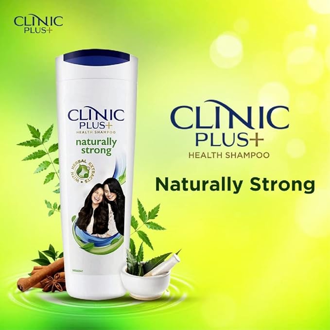 Clinic Plus + Naturally Strong Health Shampoo - 355 ml