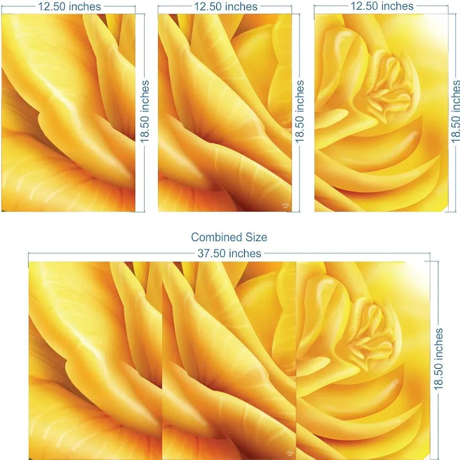 Rangoli MDF 3 Pcs Wall Poster 12x18 Inch Decorative Wall Art P-4 Design-21