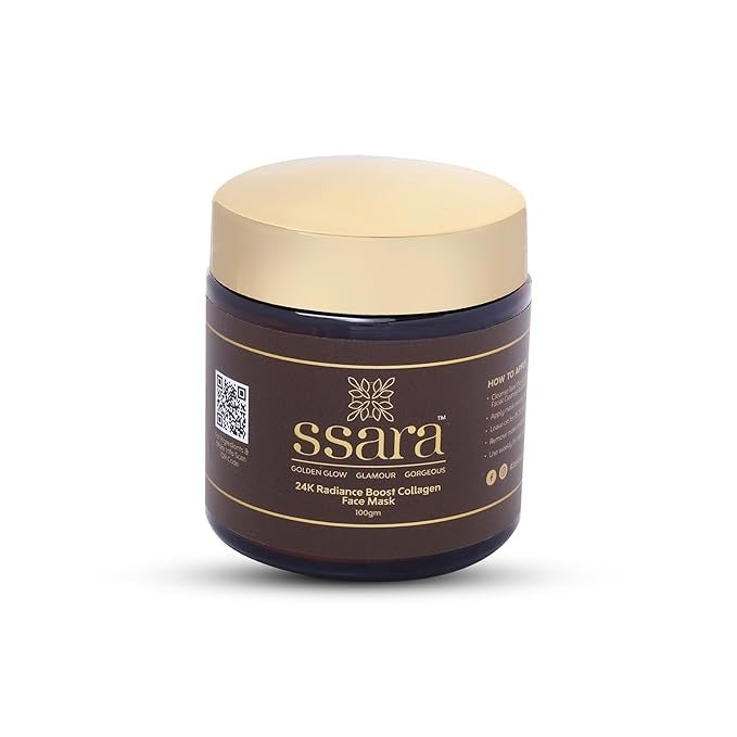 Ssara 24K Radiance Boost Collagen Face Mask - 100 gms