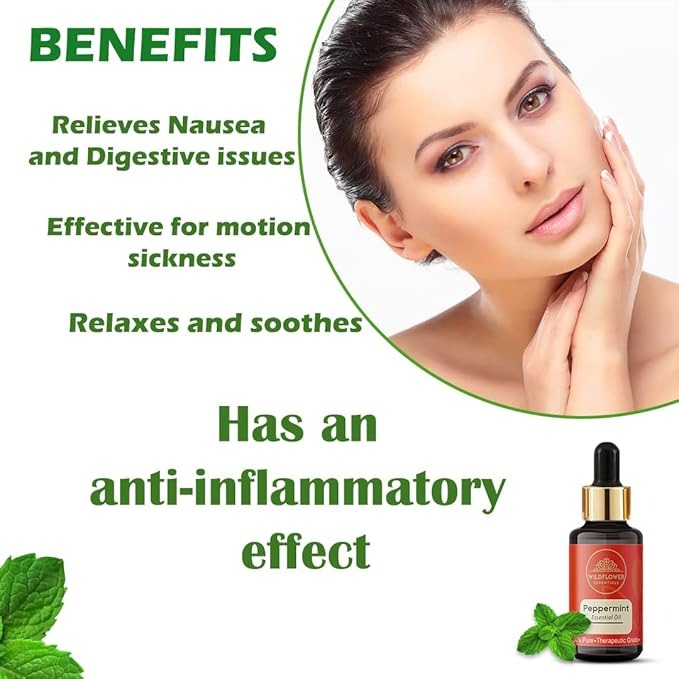 Wildflower Essentials Peppermint Essential Oil - 15 ml