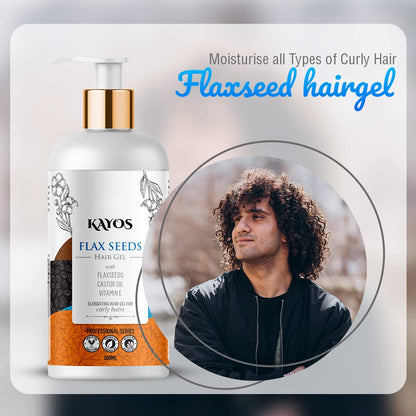 Kayos Pure Flaxseed Hair Gel - 300 ml