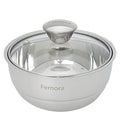 Femora Stainless Steel Double Wall Insulated Curry Server Bowls | 500 Ml | Set of 2 | Small Serving Size