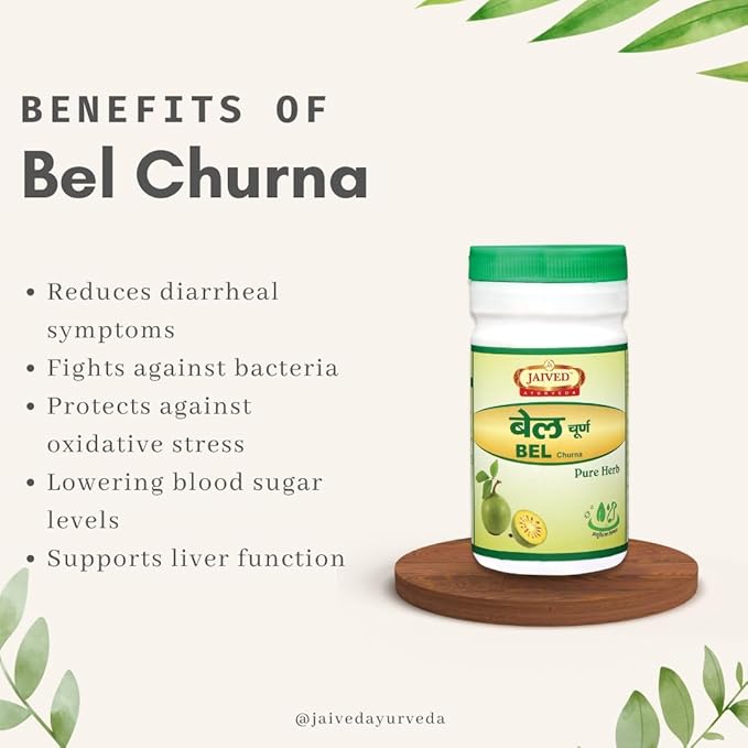 Jaived Ayurveda Bel Churna - 100 Gms (Pack of 3)