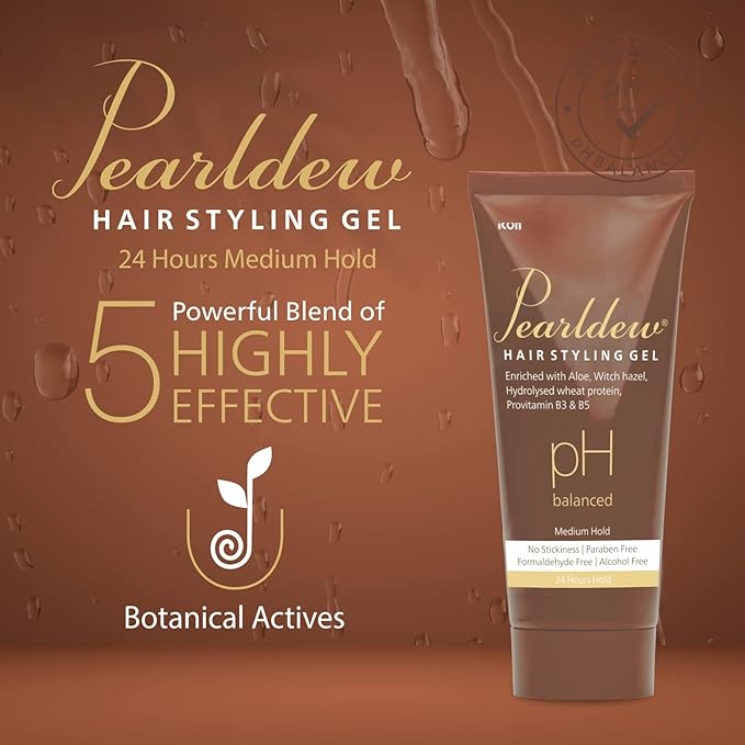 Pearldew Hair Styling Gel - 100 Ml | Pack of 3