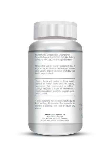 Vokin Biotech Ginseng Ginkgo Extract Capsules