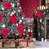 Artificial Big Foam Hawaaii Fake Foam Water Floating Flowers Red Poinstea Flower