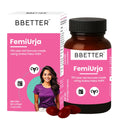 BBETTER FemiUrja | Ayurvedic Menstrual Health Support with Saptasaram Ghrutham â€“ Hormonal Balance, PMS Relief & Digestive Support â€“ 60 Softgels