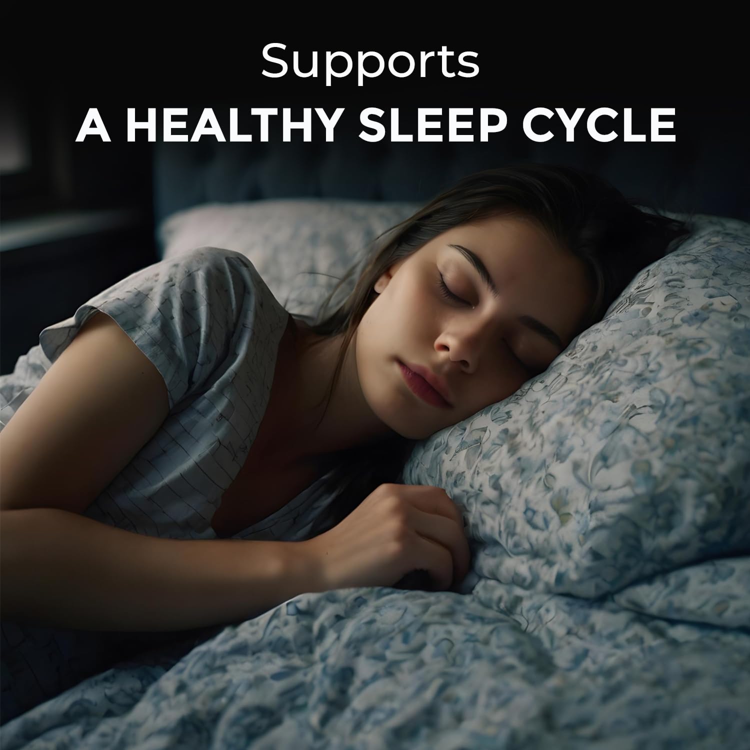 BlisSlip | Promotes Restful Sleep | Natural Sleep Support Supplement For Men & Women | 60 Veg Capsules (Pack of 1)