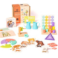 Curious Cub Montessori Learning Wooden Toys Box 9 | Brain Development Problem/puzzle Solving | Hand-eye Coordination