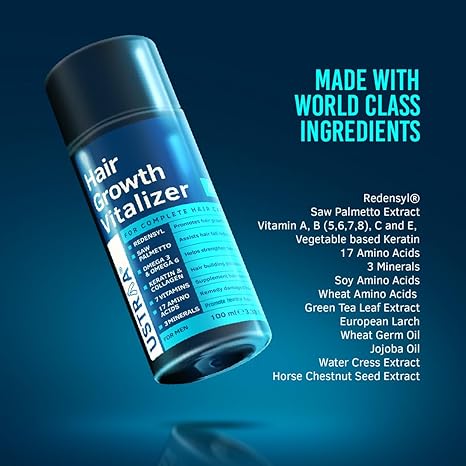 Ustraa Hair Growth Vitalizer - 100 ml (Pack of 2)
