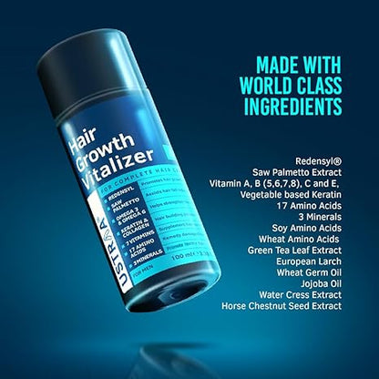 Ustraa Hair Growth Vitalizer - 100 ml (Pack of 2)