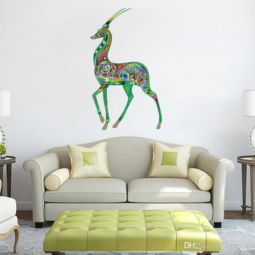 Rangoli White Glossy Vinyl Wall Sticker Premium Self-Adhesive Waterproof Parent-4 Design-6
