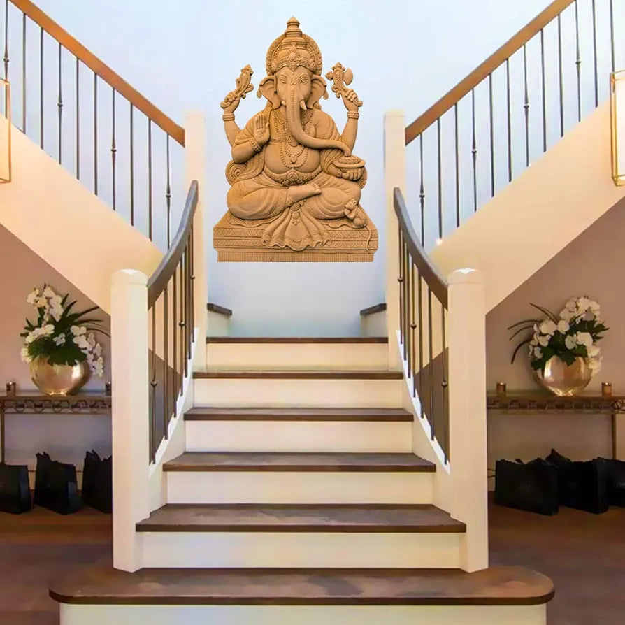 Rangoli Vinyl Wall Sticker Self-Adhesive Wall Decor Parent 2 Design-3