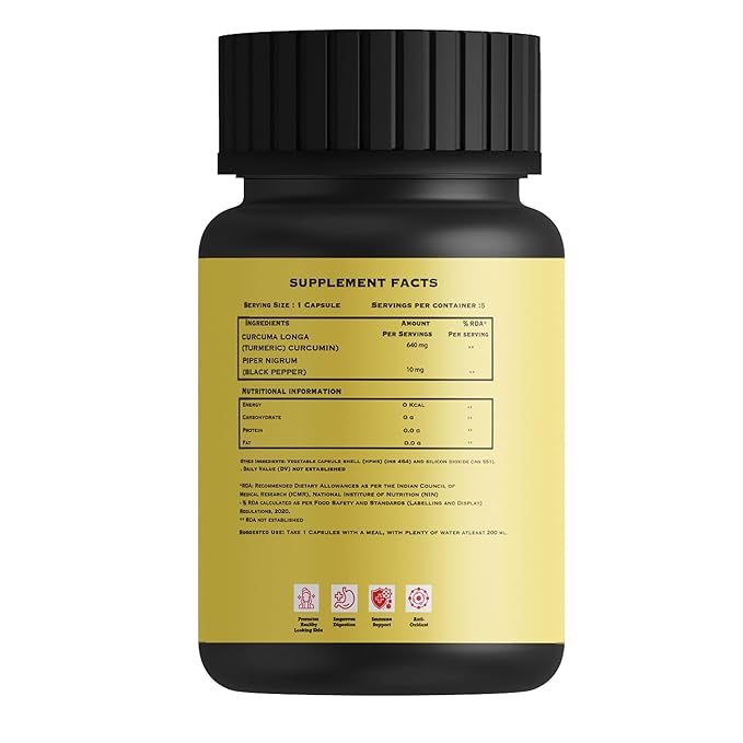 B'verge Turmeric Formula - 3 Veg Capsules