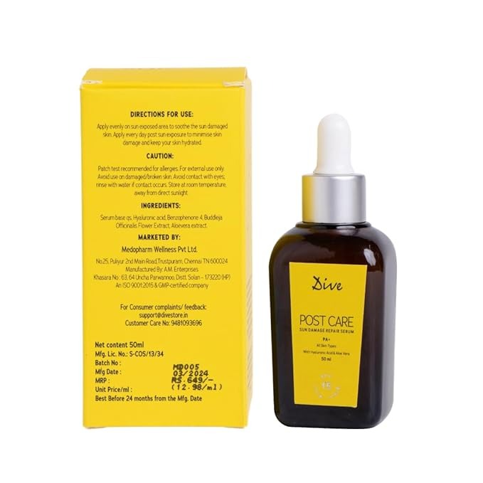 Dive Post Care After Sun Damage Repair Serum SPF 15 - 50 ml