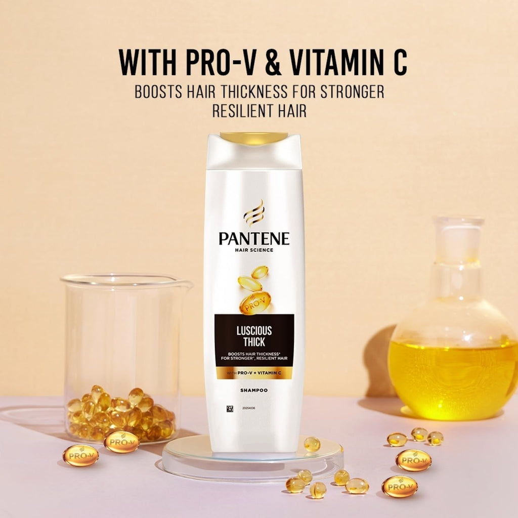 Pantene Advanced Hair Fall Solution Long Black Shampoo for Women - 180 ml