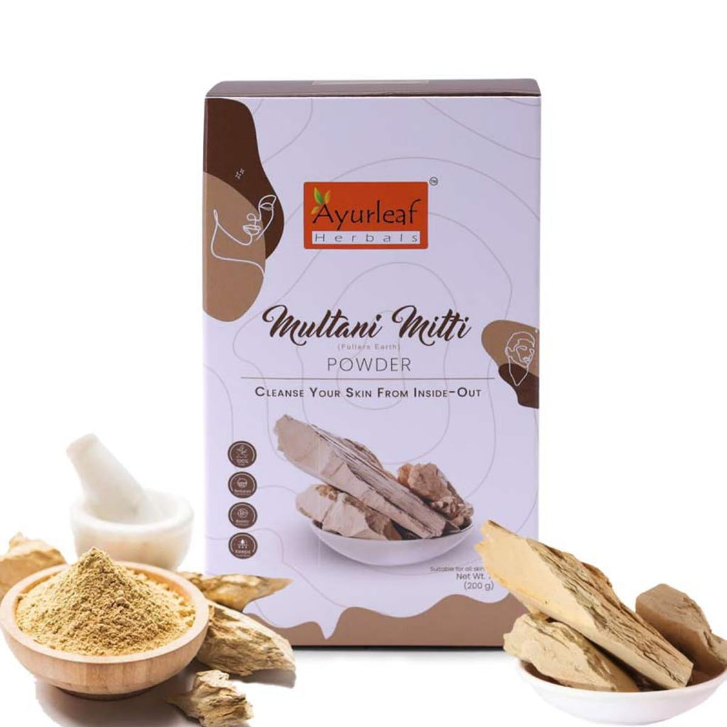 Ayurleaf Herbals Multani Mitti - 200 Gms