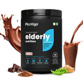 Plantigo Superior 51+ Plant Protein Powder for Seniors | Elders, Old Men & Women | No Sugar, Low Calories | Pea Protein, Oats | Heart Health & Muscle Recovery, Protein (Swiss Chocolate - 500g)