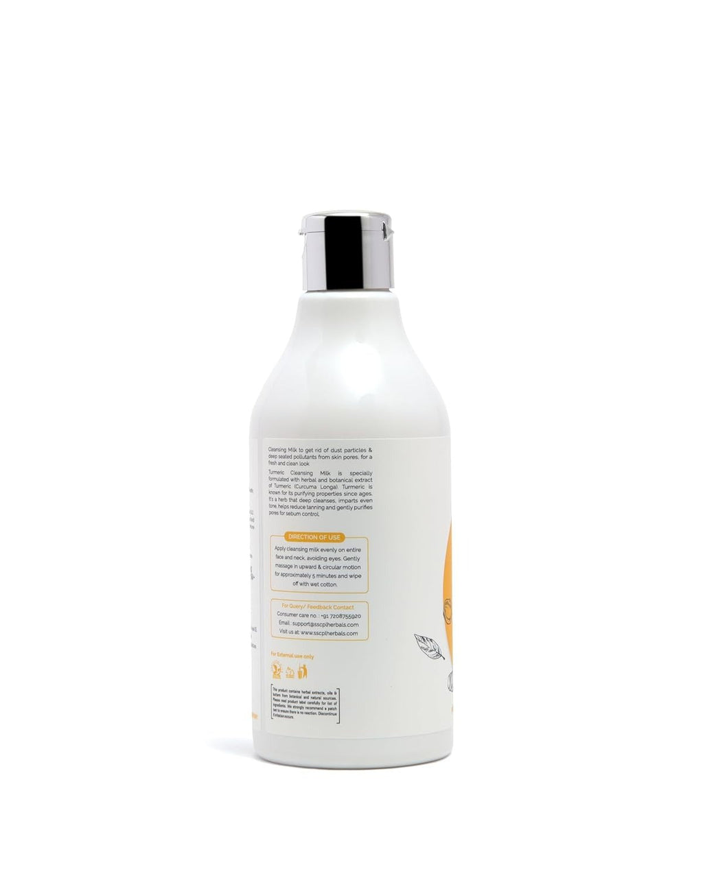 Sscpl Herbals Turmeric Cleansing Milk For Normal To Oily Skin - 200 (Pack of 2)