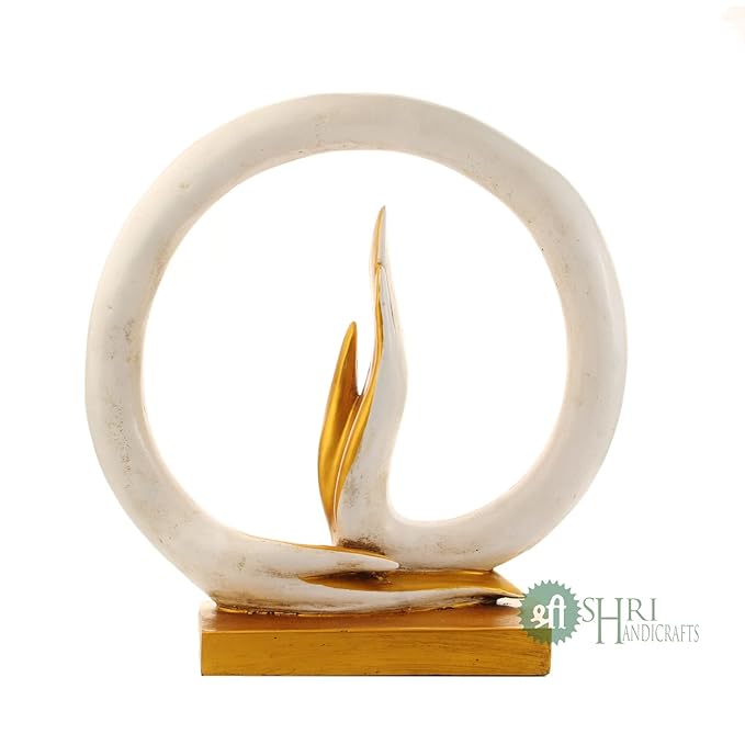 Indicast Resin 12" Blessing Namaskar Mudra Buddha Hands Sculpture Statue Handcrafted Decorative Idols