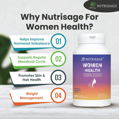 Nutrisage Women Health Tablets - 90 Tabs