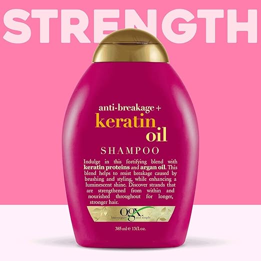 Ogx Anti Breakage Keratin Oil Shampoo - 385 ml