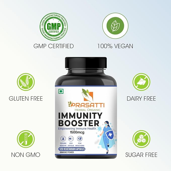 Prasatti Herbal Organic Plant Based Wellness 1500mg  - 120 Caps